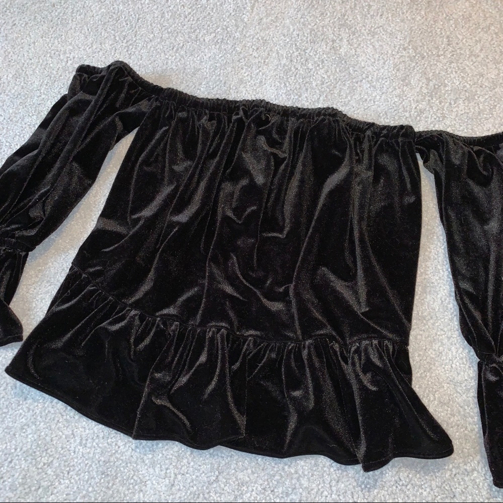 MISA LA Off Shoulder Top